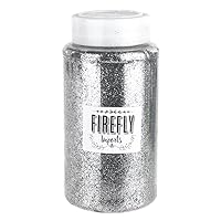 Homeford Firefly Imports Fine Glitter Arts and Crafts, 1-Pound Bulk, Silver