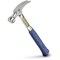 Hammer - 16 oz Straight Rip Claw with Smooth Face & Shock Reduction Grip - E3-16S