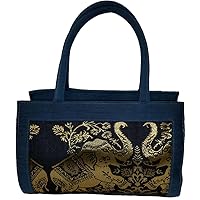 Thai Silk Handbag Blue