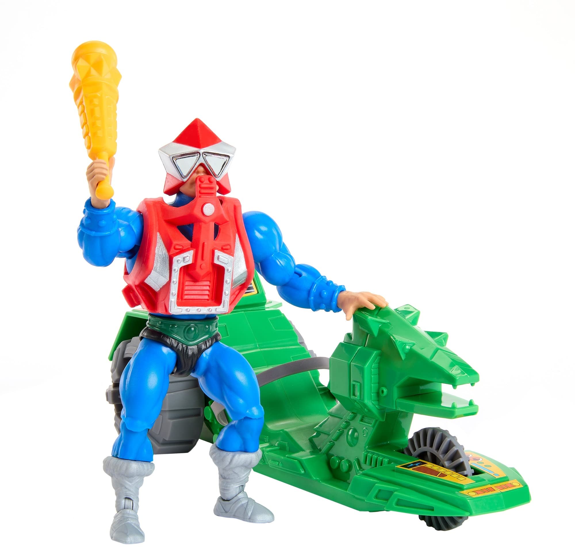 Masters of the Universe Origins Action Figure & Vehicle, Ground Ripper & Mekaneck, 80S Inspired MOTU Toy with Accessories