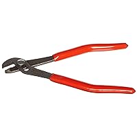 Xcelite 50CGV Forged Alloy Steel Ignition Plier with Red Cushion Grip Handle, Slip Joint, 5