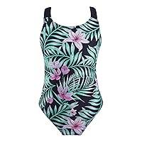 iiniim Kids Girls Criss Cross One-Piece Swimsuit Bathing Suit Shoulder Straps Mermaid Swimwear Wetsuit