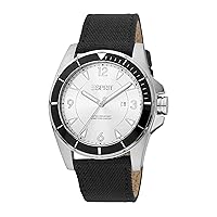 Esprit Men's Arlo Fashion Quartz Watch - ES1G322L0015, Black, Strap
