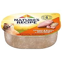 Nature's Recipe Wet Dog Food, Chicken in Broth Recipe, 2.75 Ounce Cup (Pack of 12) Package may vary