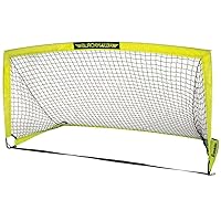 Franklin Sports Blackhawk Backyard Soccer Goal - Portable Pop Up Soccer Nets - Youth + Adult Folding Indoor + Outdoor Goals - Multiple Sizes + Colors - Perfect for Games + Practice