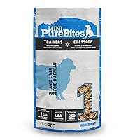 PureBites Mini Lamb Freeze Dried Dog Treats, 1 Ingredient, Made in USA, 2.4oz