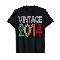 9th Birthday Men Women Vintage 2014 Retro 9 Years Old T-Shirt