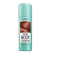 L'Oreal Paris Magic Root Cover Up Gray Concealer Spray Red 2 oz.(Packaging May Vary)