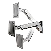 Ergotron – Interactive Arm HD, VESA TV Wall Mount – for Heavy Monitors or TVs Up to 65 Inches, 18 to 40 lbs – Polished Aluminum