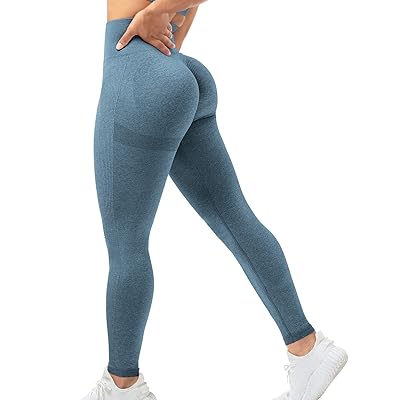 Mua QOQ Womens High Waisted Seamless Workout Leggings Butt Lifting Gym Yoga  Pants Booty Scrunch Vital Tummy Control Ruched Tights trên  Mỹ chính  hãng 2024