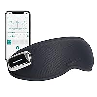 Eye Massager with Heat and Vibration, Heated Eye Massager for Migraine with APP, Compression, Music, Smart Eye Mask for Eye Strain, Eye Bags, Dry Eyes, Improve Sleep, Gift Ideas for Women/Men