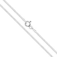 CHOOSE YOUR CLASP Sterling Silver 1.3mm Box Chain Necklace