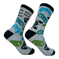 Crazy Dog T-Shirts Women's My Plan For The Day Socks Funny Video Game Controller Footwear