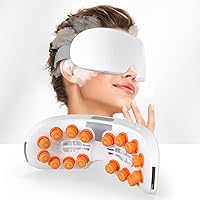 Mist Eye Massager with Heat - Eye Mask Massager for Migraines, Relaxing Eye Strain, Dry Eyes, Dark Circles, and Puffy Eyes - Bluetooth Eye Care Device, Ideal Gift for Women and Men…