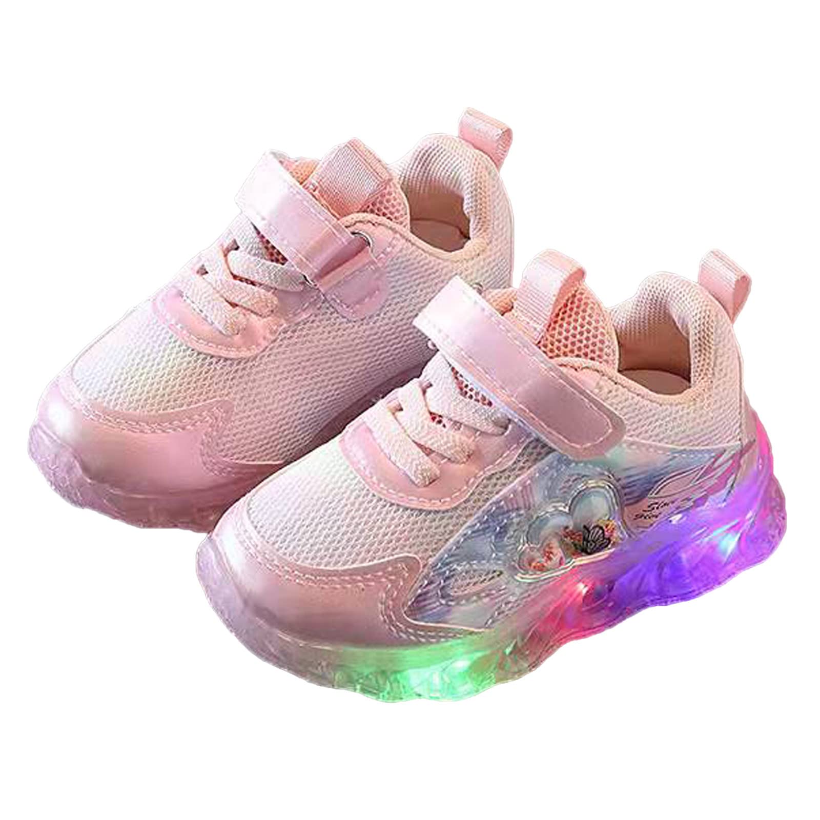 Girls Gyms Shoes Light Up Shoes for Girls Toddler Led Walking Girls Kids Children Toddler Shoes Size 5 Girls