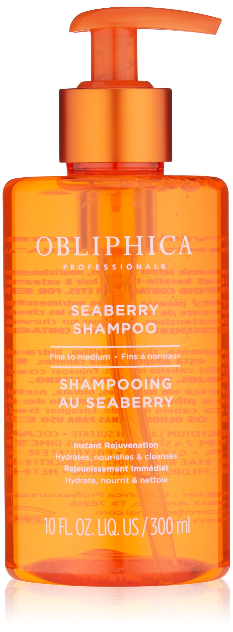 Obliphica Professional Seaberry Fine to Medium Shampoo, 10 Fl Oz