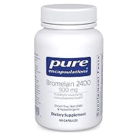 Pure Encapsulations Bromelain 2400 500 mg - for Digestive Support & Musculoskeletal Health - Supports Joints & Muscle Recovery* - Proteolytic Enzymes - Vegan - 60 Capsules