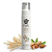 Oatmeal Waterless Foam - Grooming for Dogs and Cats, Soothe Sensitive Skin Formula with Aloe for Itchy Dryness for Pets, pH Balanced, Cruelty Free, Paraben Free, Made in USA