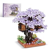 2000+ PCS Micro Blocks Cherry Bonsai Tree Building Sets,Creative Exquisite Sakura Tree House, Good Gift Choice for 14+ Kids and Adults.