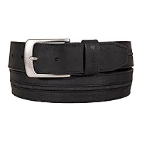 WOLVERINE Men's Rugged Boot Leather Work Belt