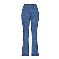 Women Flare Yoga Pants Stretchy High Waisted Bootcut Workout Pants Soft Tummy Control Comfy Activewear Leggings