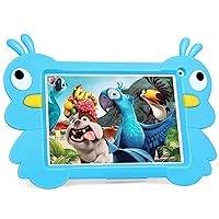 Kids Tablet 7IN Toddler Tablet for Kids Learning, 32GB Android Tablet for Toddlers Educational, Children's Tablet with WiFi Parental Control, Shockproof Case, Kids App for Toddler Boys Girls (Blue)