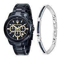 Maserati Men's Watch, Analog, Quartz, Chronograph, Steel Bracelet, Successo Collection - R8873621042