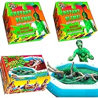 50 Gallons of Instant Slime & 100 Gallons of Jello Wrestling Mix - The Ultimate Backyard Bash Combo!