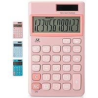 Mr. Pen- Standard Function Calculator, 12 Digits, Small Calculator, Light Pink Solar Calculator, Pocket Calculator, Simple Calculator, Basic Office Calculators, Solar Handheld Calculator