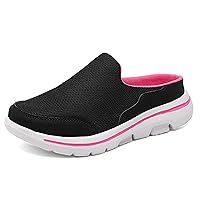 Slip On Mules & Clogs for Womens Mens Light Open Back Shoes Comfort Walking Shoes Breathable Slippers Closed Toe Slides