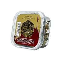The Army Painter Battlefield: Summer Undergrowth Basing, 150 ml-for Miniature Bases & Terrains -Scenics Static Grass, Model Terrain Grass, Terrain Model Kit Tufts for Bases of Minis