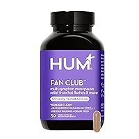 HUM Fan Club - Menopause Probiotic Supplement with Siberian Rhubarb for Women - May Provide Multi-Symptom Relief for Hot Flashes & Low Energy. Helps Hormonal Balance (30 Vegan Capsules)