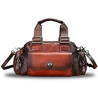 Genuine Leather Handbag for Women Satchel Top Handle Bags Handmade Vintage Crossbody Handbag Purses
