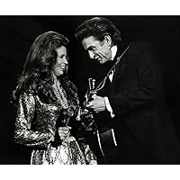 Johnny Cash and June Carter on stage Photo Print (10 x 8)