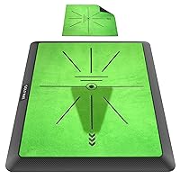 Golf Hitting Mat | Golf Training Mat for Swing Path Feedback/Detection Batting | Extra Replaceable Golf Practice Mat 16