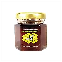 Tualang Red Honey Tasting Jar 1.8oz, Wild-ripening on 250ft Treetop, Raw, Unpasteurised, Unfiltered