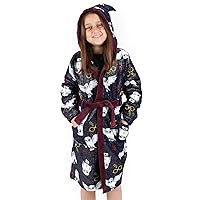 Harry Potter Dressing Gown Kids Red OR Blue Options Pyjama Robe