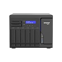 QNAP TS-h886-D1602-8G-US 8 Bay Enterprise NAS with Intel® Xeon® D Desktop QuTS Hero NAS with Four 2.5GbE Ports, Designed for Real-time SnapSync Data Backup and Virtual Machine Applications
