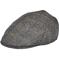 NAWIN Newsboy Hunting Hat, All Seasons, Flat Cap, Cool, UV Protection, Gentleman, Stylish, Present, Work Cap, Basic, Ivy Cap, Herringbone Hat