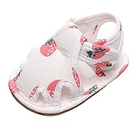 Infant Toddler Shoes Soft Sole Non Slip Toddler Floor Shoes Fruit Strawberry Print Sandals Girls Water Shoe