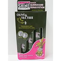 Smooth N Shine Olive &Tea Tree Quench & Repair Potion 3's 5.8 oz.