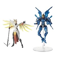 Hasbro Gaming Overwatch Ultimates Series Pharah and Mercy Dual Pack 6-Inch-Scale Collectible Action Figures with Accessories – Blizzard Video Game Characters