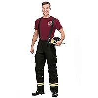Fire Captain Mens Costume Plus Size Firefighter Outfit