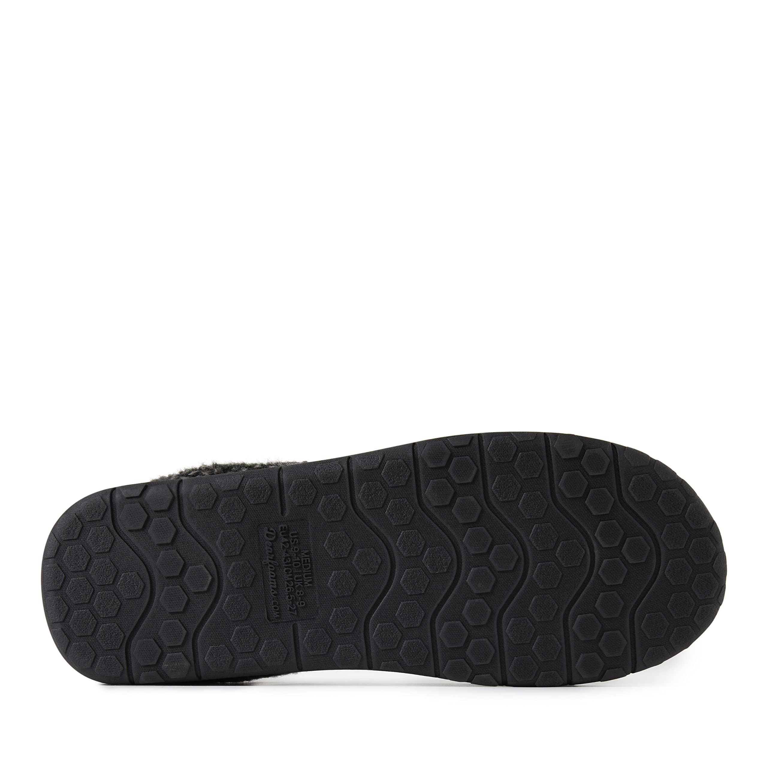Dearfoams Men’s Brendan Indoor/Outdoor Breathable Memory Foam Clog House Shoe with Wide Widths Slipper