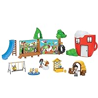 Coffee Shop and Playground Large Playset - Top Online Game - Exclusive Virtual Item Code Included - Featuring Your Favorite Pets, Characters, and Playscapes - Ages 6+