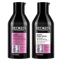 Redken Acidic Color Gloss Sulfate-Free Shampoo and Conditioner Set for Color Protection and Shine To Help Extend Color & Shine for Color-Treated Hair