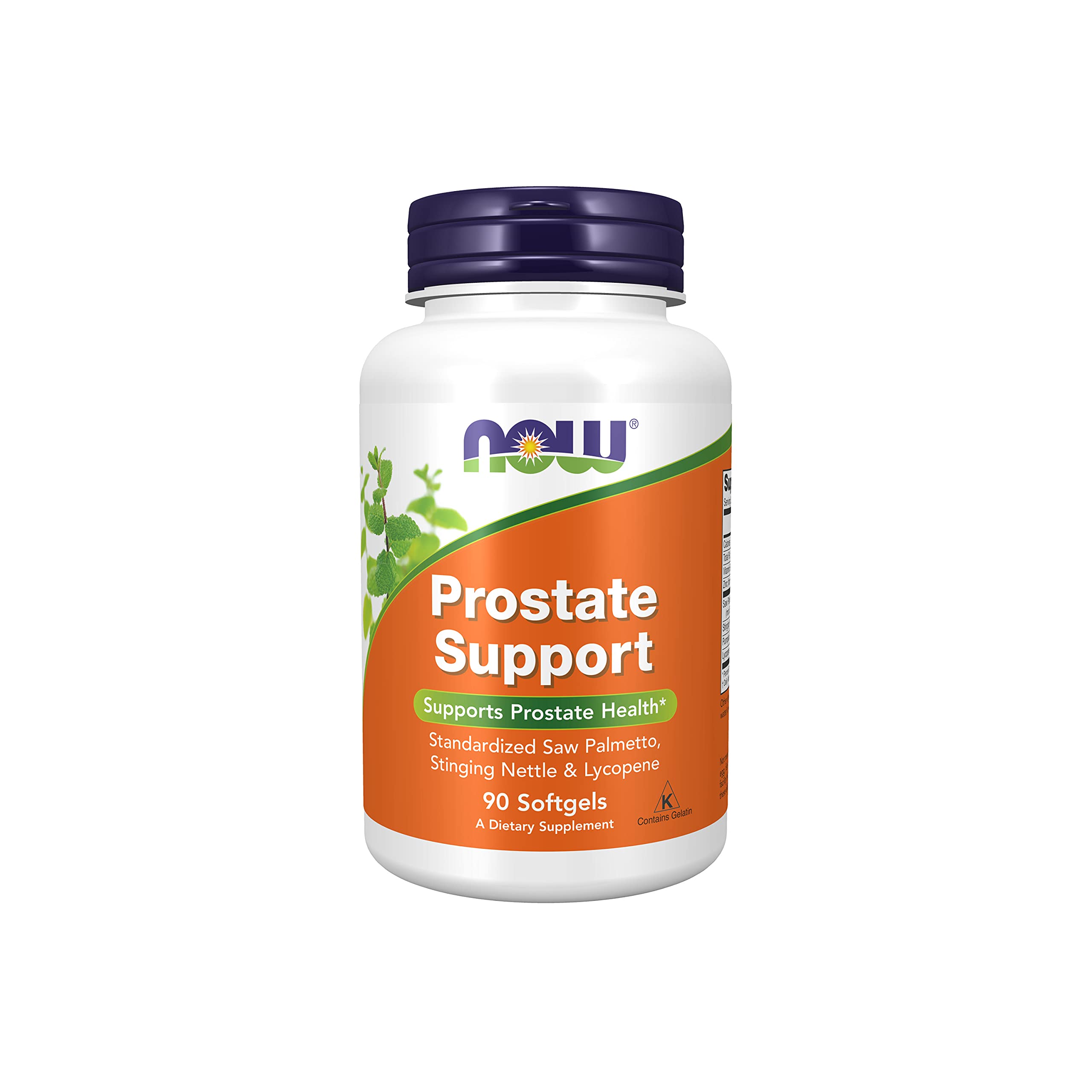 NOW Supplements, Prostate Support, Prostate Support, with Standardized Saw Palmetto, Stinging Nettle & Lycopene, 90 Softgels