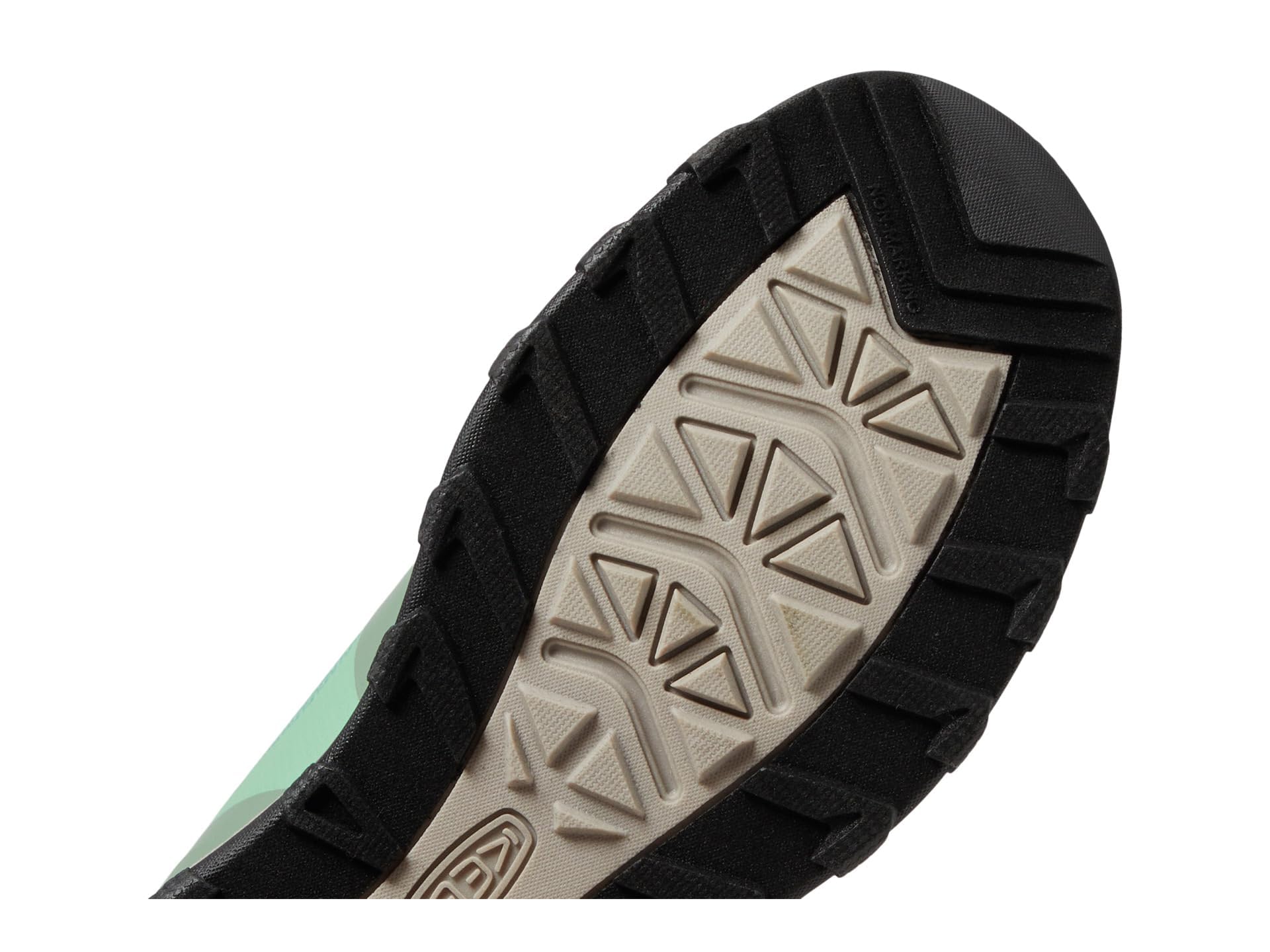 KEEN Wanduro Mid Height Waterproof Easy On Durable Sneaker Hiking Boots, Granite Green/Ibis Rose, 2 US Unisex Big Kid