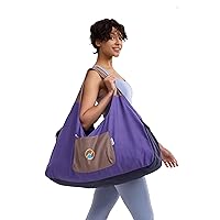 Large Yoga Mat Bag Carrier for men and Women - Stylish Tote with 4 Pockets, Durable Yoga Bolster Fits All your Stuff Light-weight and Easy-to-Carry, 30”
