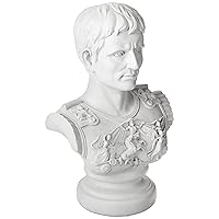 Design Toscano Augustus Caesar Primaporta Bust Statue, 10.5